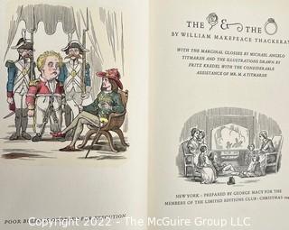 1942 Limited Editions Club of New York: "The Rose and the Ring" by William Makepiece Thackeray Illustrations Drawn by Fritz Kredel. Hand Numbered # 425 and Hand Signed by the Illustrator. was 1104RO