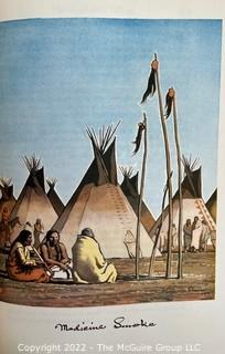 1943 Limited Editions Club of New York: "The Oregon Trail" by Francis Parkman, illustrated by Maynard Dixon. Leather. Numbered # 425 and signed by the illustrator.