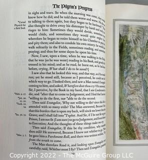 1944 Limited Editions Club of New York: "The Pilgrim's Progress" by John Bunyan.  Illustrated with 29 Watercolor Paintings by William Blake. Hand Numbered #1269 and Hand Signed by the Illustrator." 