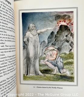 1944 Limited Editions Club of New York: "The Pilgrim's Progress" by John Bunyan.  Illustrated with 29 Watercolor Paintings by William Blake. Hand Numbered #1269 and Hand Signed by the Illustrator." 