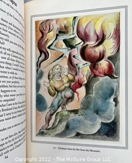 1944 Limited Editions Club of New York: "The Pilgrim's Progress" by John Bunyan.  Illustrated with 29 Watercolor Paintings by William Blake. Hand Numbered #1269 and Hand Signed by the Illustrator." 