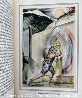 1944 Limited Editions Club of New York: "The Pilgrim's Progress" by John Bunyan.  Illustrated with 29 Watercolor Paintings by William Blake. Hand Numbered #1269 and Hand Signed by the Illustrator." 