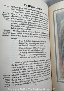 1944 Limited Editions Club of New York: "The Pilgrim's Progress" by John Bunyan.  Illustrated with 29 Watercolor Paintings by William Blake. Hand Numbered #1269 and Hand Signed by the Illustrator." 