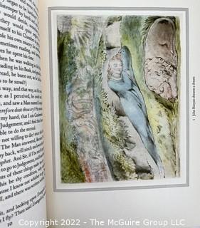 1944 Limited Editions Club of New York: "The Pilgrim's Progress" by John Bunyan.  Illustrated with 29 Watercolor Paintings by William Blake. Hand Numbered #1269 and Hand Signed by the Illustrator." 