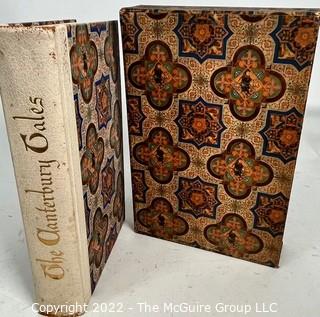 1946 Limited Editions Club of New York: "The Canterbury Tales" by Geoffrey Chaucer with Miniatures by Arthur Szyk. Hand Numbered #425 and Hand Signed by the Illustrator. was 1109RO