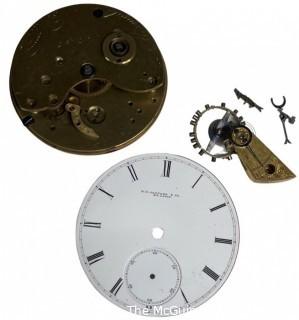 1 Lot Cleanup Auction of mostly Hampden Watch Co. Movements.  Look at all 80+ photos and place your bid for everything.   