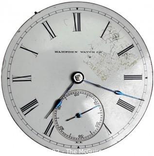 1 Lot Cleanup Auction of mostly Hampden Watch Co. Movements.  Look at all 80+ photos and place your bid for everything.   