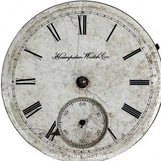 1 Lot Cleanup Auction of mostly Hampden Watch Co. Movements.  Look at all 80+ photos and place your bid for everything.   