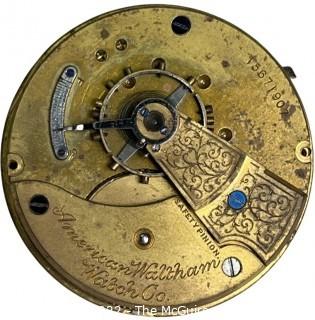 1 Lot Cleanup Auction of mostly Hampden Watch Co. Movements.  Look at all 80+ photos and place your bid for everything.   