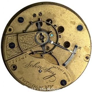 1 Lot Cleanup Auction of mostly Hampden Watch Co. Movements.  Look at all 80+ photos and place your bid for everything.   