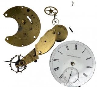 1 Lot Cleanup Auction of mostly Hampden Watch Co. Movements.  Look at all 80+ photos and place your bid for everything.   