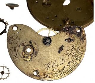 1 Lot Cleanup Auction of mostly Hampden Watch Co. Movements.  Look at all 80+ photos and place your bid for everything.   