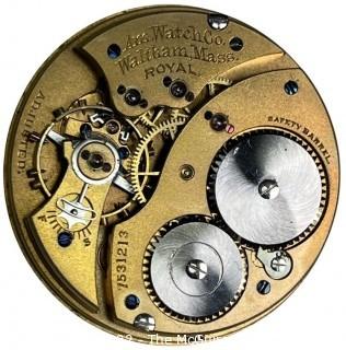 1 Lot Cleanup Auction of mostly Hampden Watch Co. Movements.  Look at all 80+ photos and place your bid for everything.   