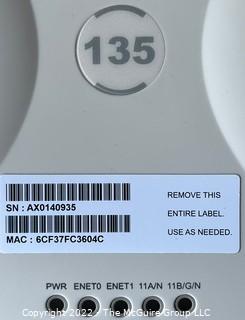 Networking and Communication Equipment: ARUBA NETWORKS: DESC: Instant 135- US Wirelesss Access Point. Model: AP-135-US. PN: IAP-135-US. SN: AX0140935 MAC: 6CF37FC3604C  ROHS