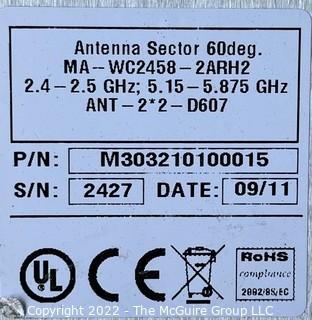 NOS Networking and Communication Equipment: ANT-2X2-D607 W6R79 Dell Aruba 60D 7DBI Outdoor MIMO Antenna