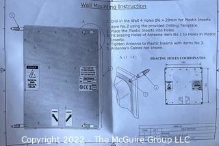 NOS Networking and Communication Equipment: ANT-2X2-D607 W6R79 Dell Aruba 60D 7DBI Outdoor MIMO Antenna