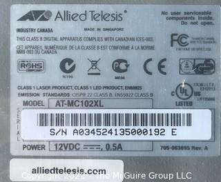 NOS Networking and Communication Equipment: Allied Telesis AT-MC102XL Fast Ethernet media converter