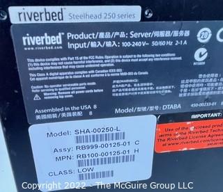 NOS Networking and Communication Equipment: Products from Maxtor, Imation, Iron Key and Riverbed Steelhead 250 Series Server Model SHA-00250-L  SN J46SR00065FBB  MFG JWJ4609090065