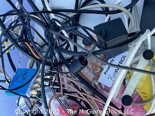 NOS Networking and Communication Equipment: MISC. PARTS Hard Drives, Cables, etc (review all photos)