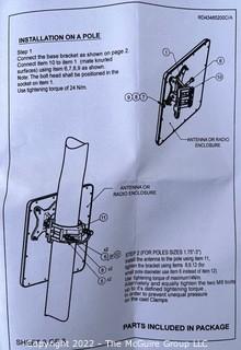 NOS Networking and Communication Equipment: Antenna Assembly Kit PN ANT-2x2-5314  3EM: 3EM17860DWAF SN 100340