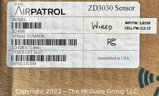 Networking and Communication Equipment: (8) NOS AIR PATROL Model ZD 3030  SN ZD-028-371-8961  Ethernet MAC 04F02112C043