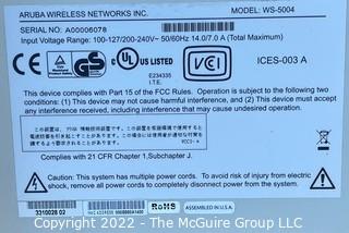 Aruba WS-5004 Mobility Controller 6000 24 Port Line Card + Supervisor card 2-AC