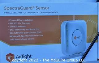 AirTight SpectraGuard Sensor NOS and several corded collapsible pole frames