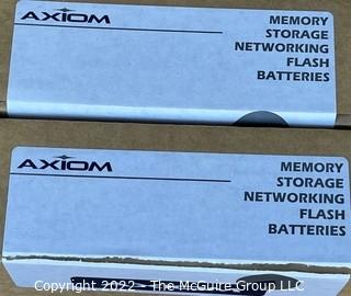 Networking and Communication Equipment: (7) Transition Networks N-FXE-SC-02 Fiber Optic Cards; (1) HellermanTyton CAT 5E 1U 24PORT 110 PATCH; (2) AXIOM Memory Storage Networking Flash Batteries 581284-B21-AX  450GB 6GB/S SAS 10K RPM SFF 2.5 INCH ENTERPRISE HDD; Mounting Kit 