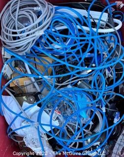 Networking and Communication Equipment: Assortment of Cable