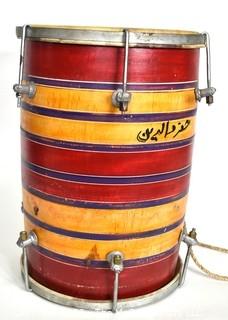 Hand Made Colorful Double Sided Indian Dholak Drum 