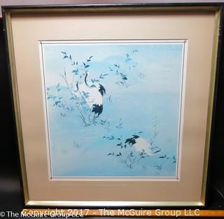 Framed Asian wall art