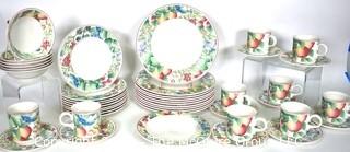 Collection of Villeroy & Boch Catalina Porcelain Floral China Dinner Ware. 