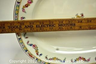 Two (2) Serving Platters in  Fine English Minton Rose China