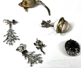 Group of Sterling Silver and Costume Jewelry