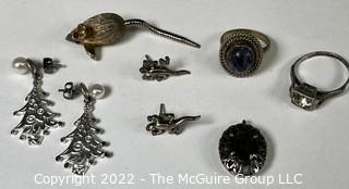 Group of Sterling Silver and Costume Jewelry