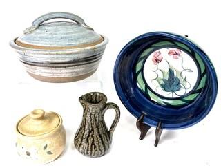 Group of Ceramic and Pottery Serving Pieces