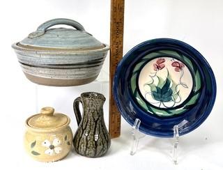 Group of Ceramic and Pottery Serving Pieces