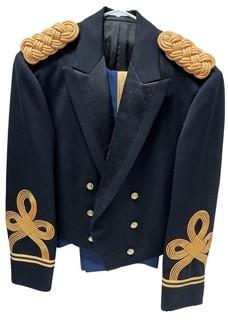 U.S. Army Dress Blue Uniform with Gold Brocade Epaulettes