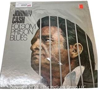 Classic Vinyl Record Album: Johnny Cash "Folsom Prison Blues" Hilltop JS 2-8800