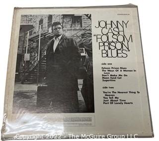 Classic Vinyl Record Album: Johnny Cash "Folsom Prison Blues" Hilltop JS 2-8800