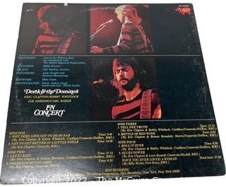 Classic Rock Vinyl Record Album: Derek and the Dominoes "In Concert" SRO double gatefold album