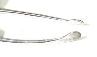 Gorham Wishbone Sterling Silver Hinged Sugar Tongs Nips.  13 grams. 