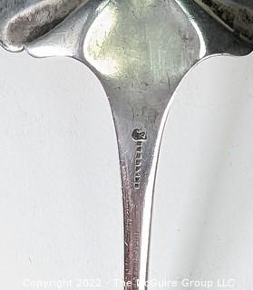 Antique Sterling Silver Serving Utensils Including Spoon, Ladle and Fork. 282 grams