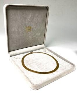 14kt Made in Italy, Yellow Gold Herringbone Chain Necklace in Gift Box. 41 grams.  