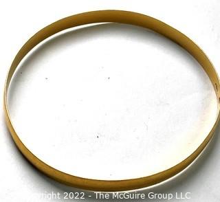 18kt Gold Bangle Bracelet.  Marks Illegible, but Tested.  16.8 grams