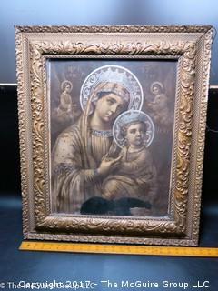 Antique wooden art frame 