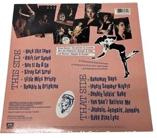 Classic Rock Vinyl Record Album: Stray Cats "Built For Speed" EMI St 17070 "Stray Cat Strut"