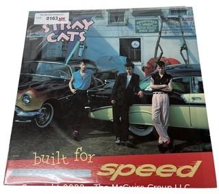 Classic Rock Vinyl Record Album: Stray Cats "Built For Speed" EMI St 17070 "Stray Cat Strut"