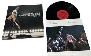 Classic Rock Vinyl Record Album: Bruce Springsteen & The E Street Band - "Live" Columbia CSM40558