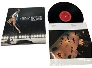 Classic Rock Vinyl Record Album: Bruce Springsteen & The E Street Band - "Live" Columbia CSM40558